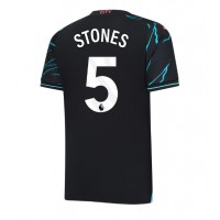 Camiseta Manchester City John Stones #5 Tercera Equipación Replica 2023-24 mangas cortas